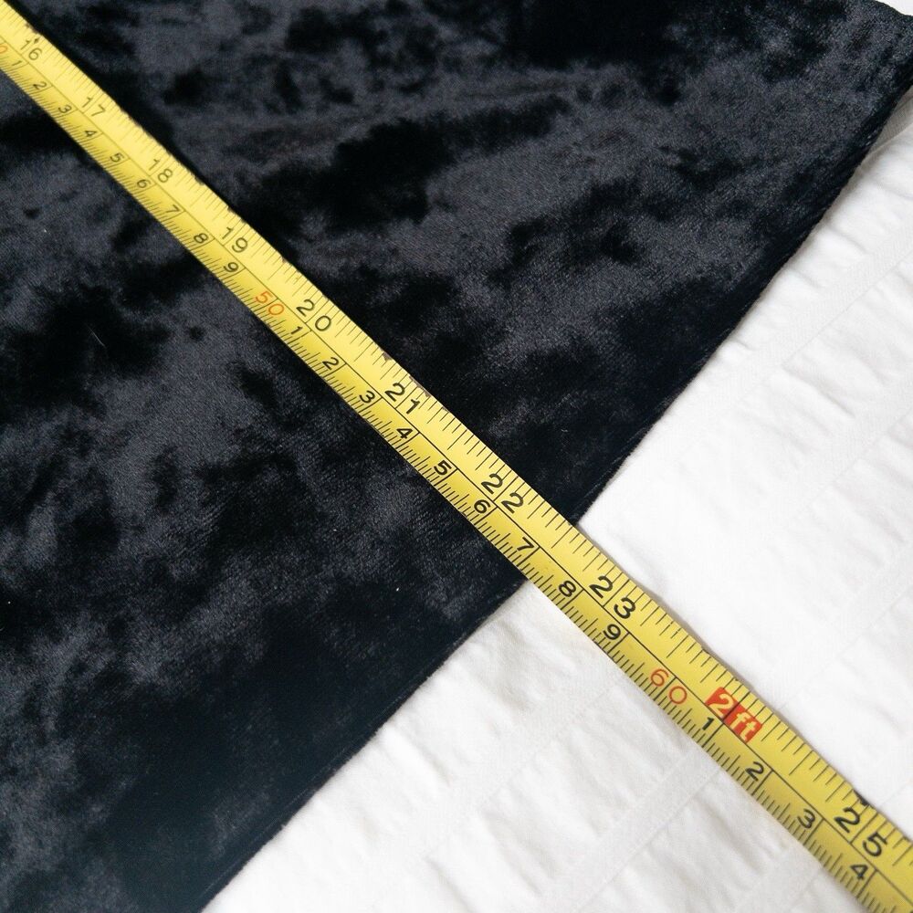 Black Velvet Puff Long Sleeves Top Marc New York Size L - Picture 10 of 10